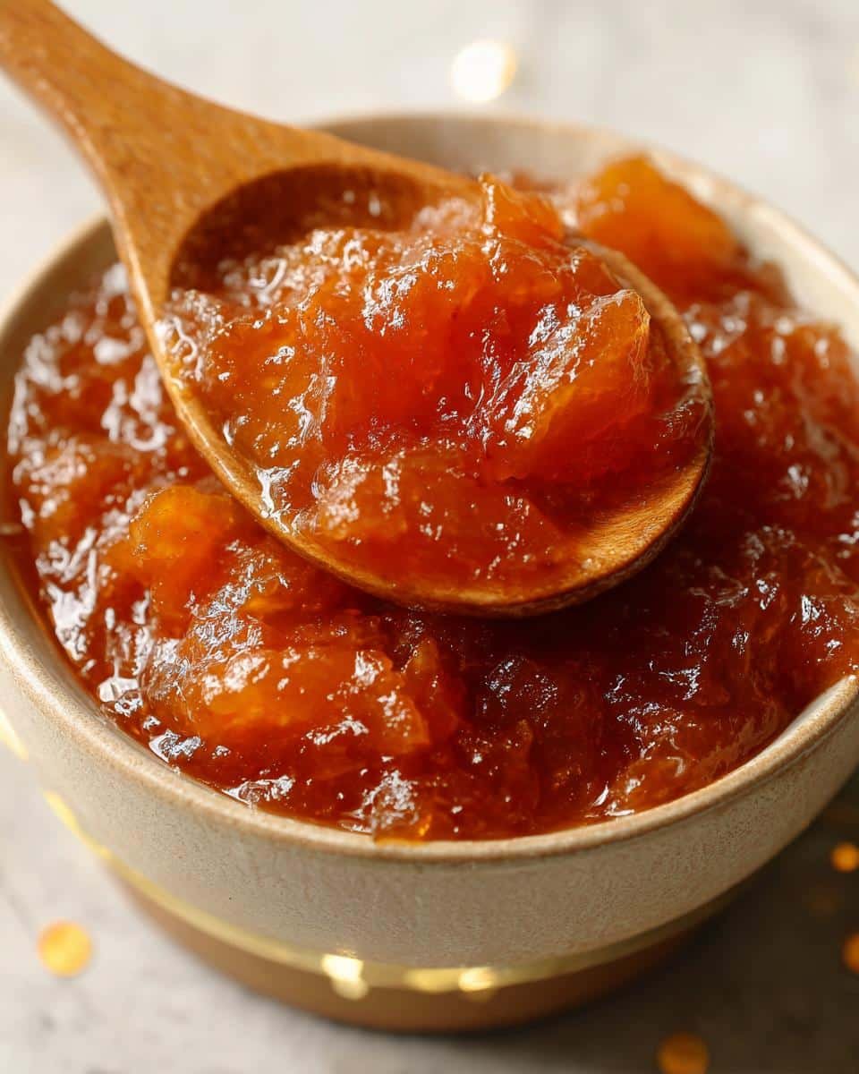 Pear and ginger chutney family brunch - detail 2