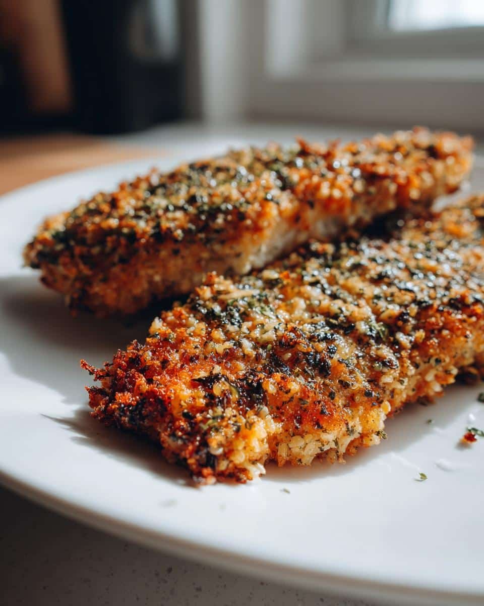 Pesto Crusted Fish - detail 2
