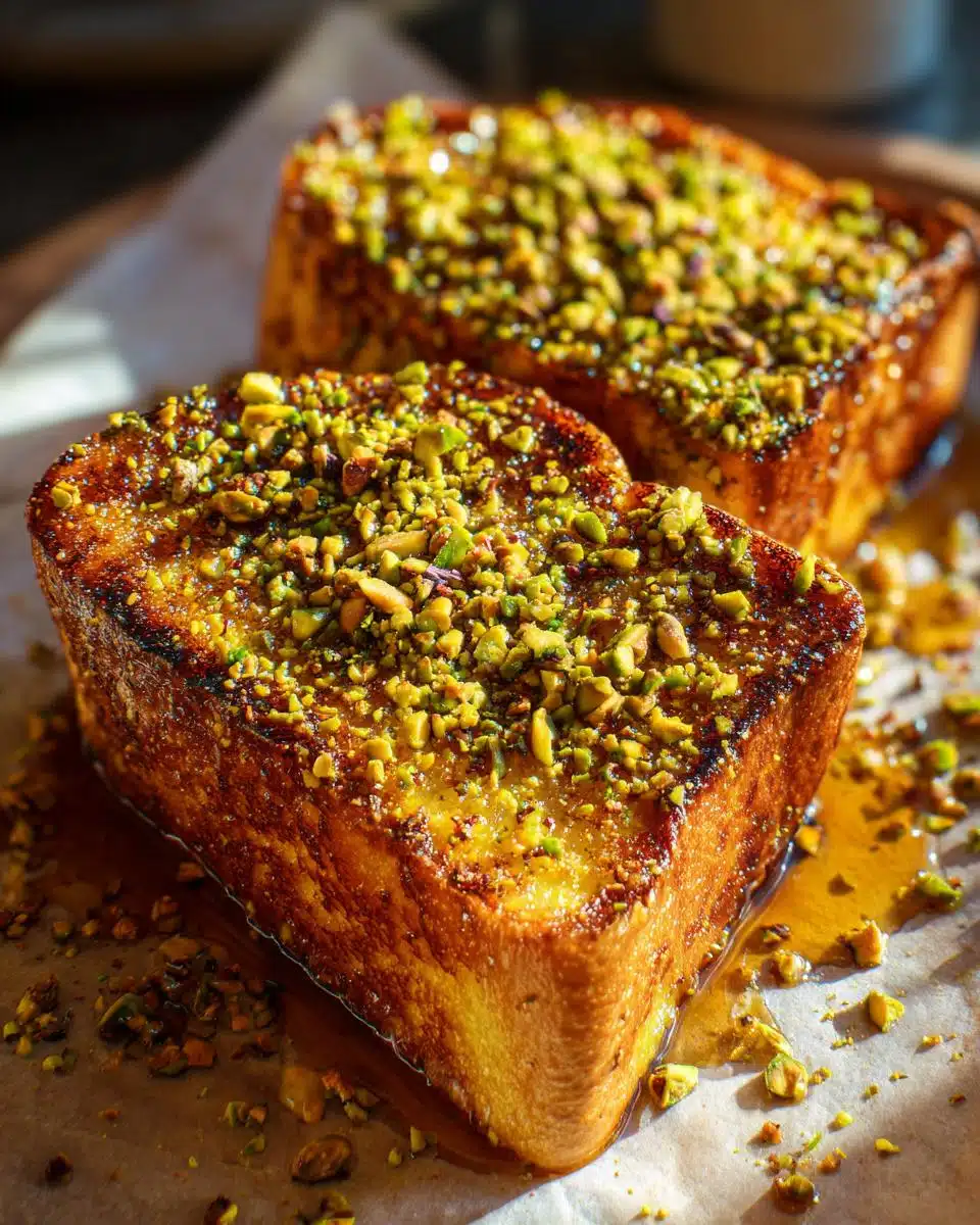 Pistachio Honey Toast - detail 1