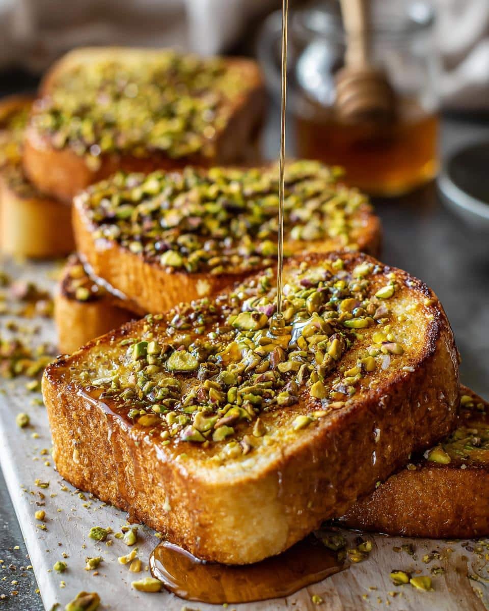 Pistachio Honey Toast - detail 2