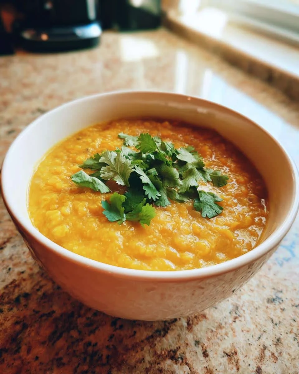35-Minute Red Lentil Dahl Soup: Easy Weeknight Bliss