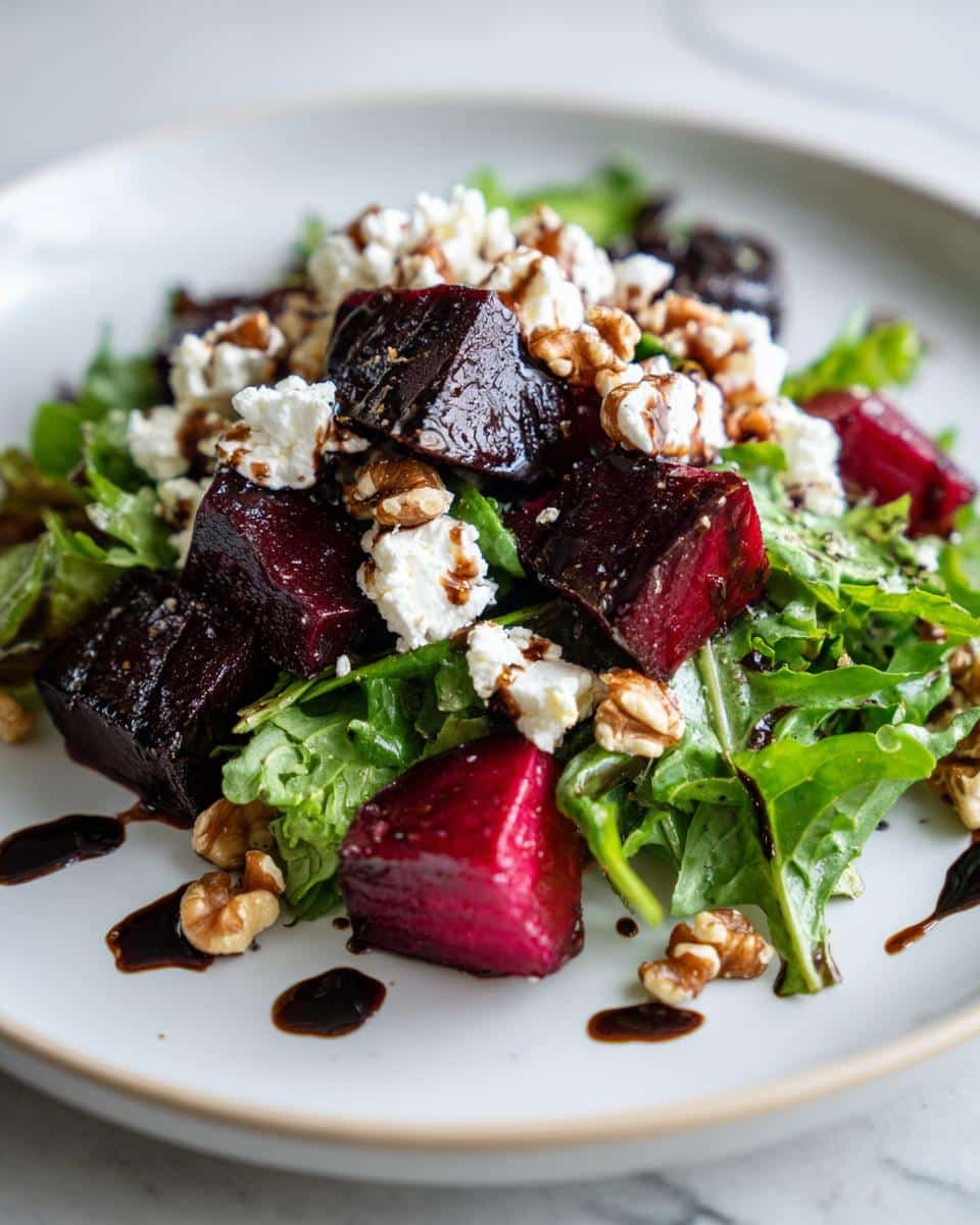 Roasted beet and goat cheese salad - detail 2
