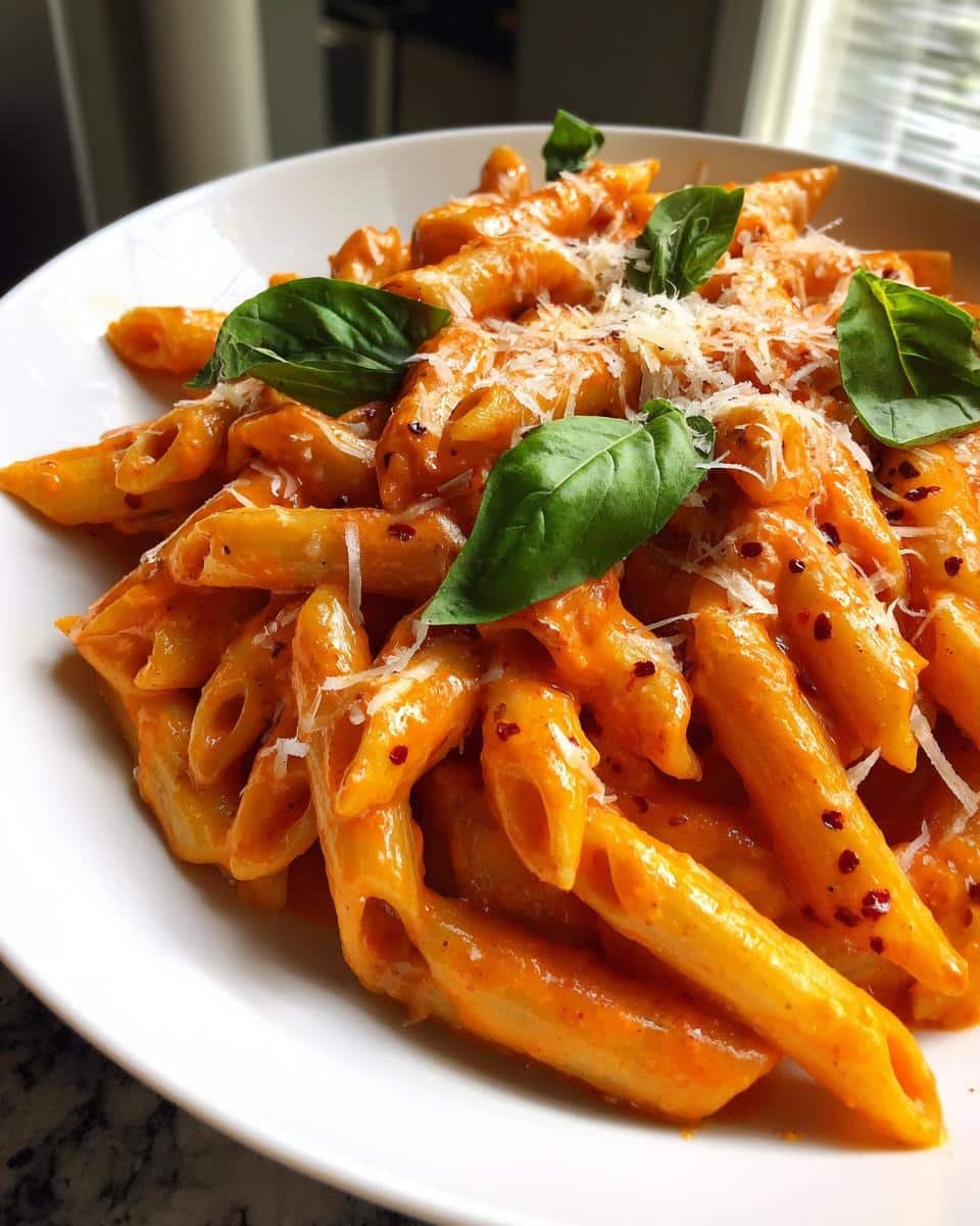Creamy 30-Minute Roasted Red Pepper Pasta Dinner Bliss