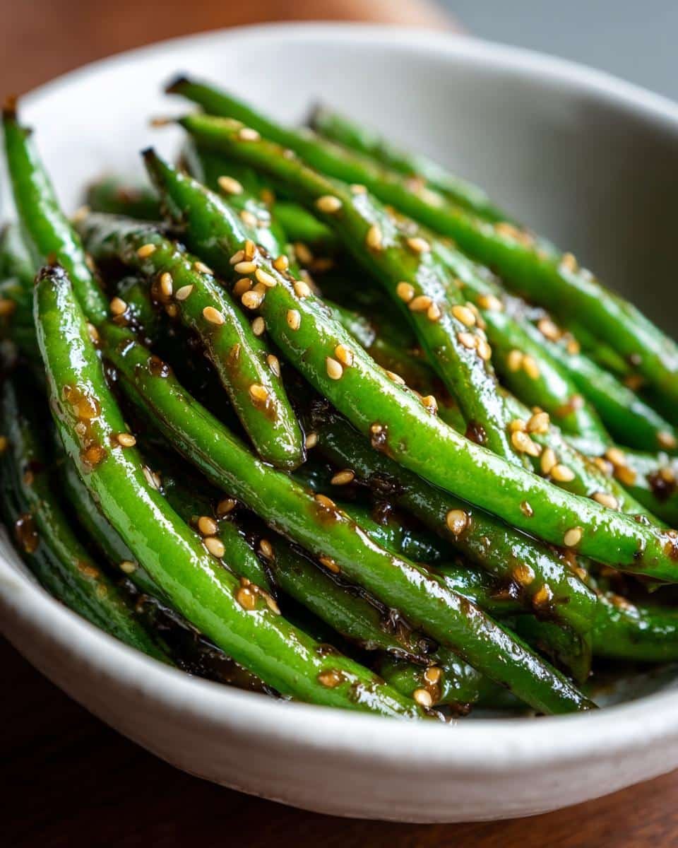 Sesame miso green beans kid friendly - detail 1