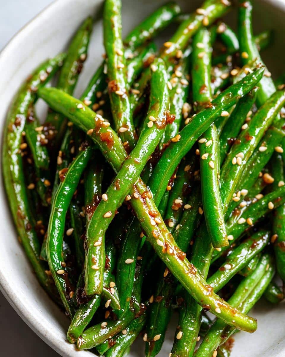 Sesame miso green beans kid friendly - detail 2