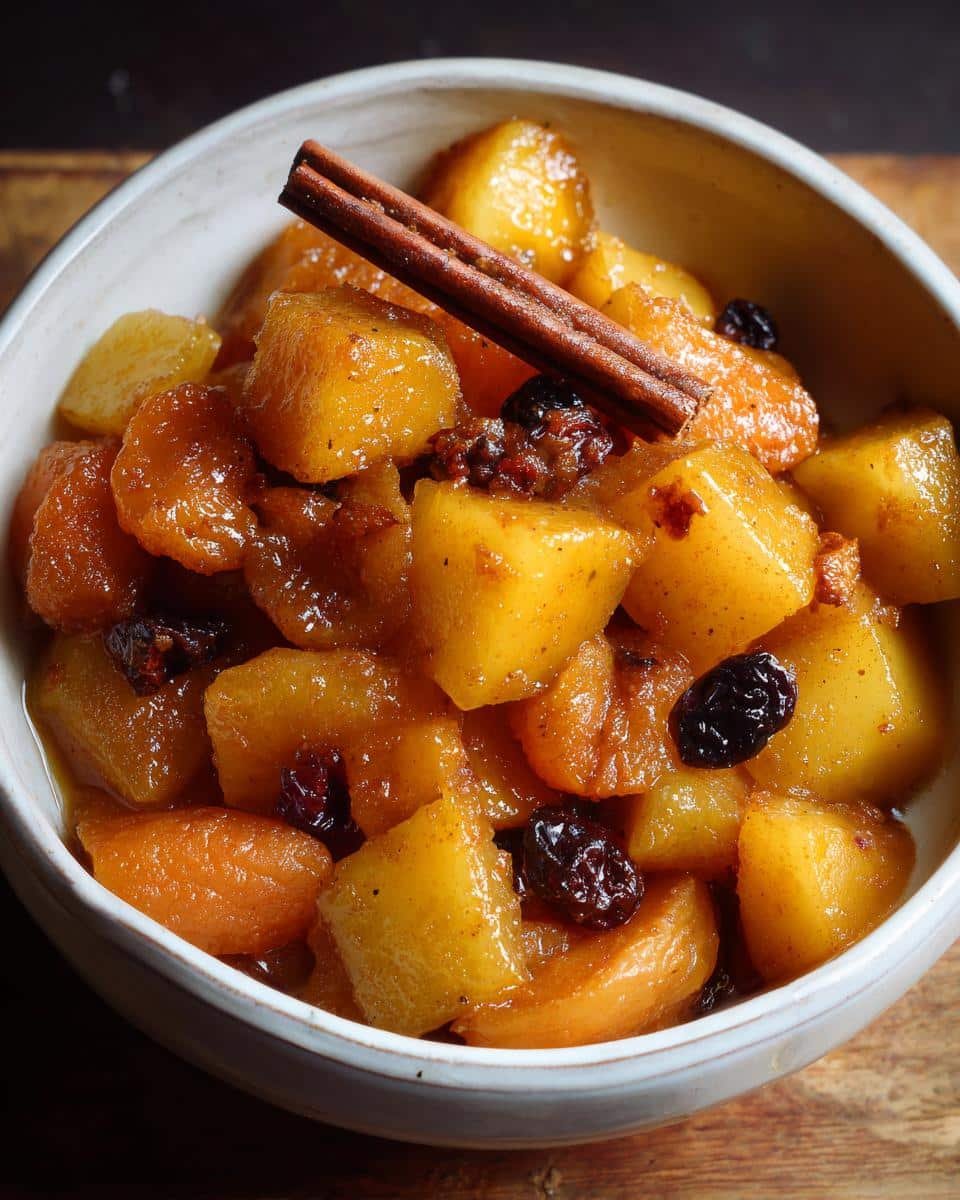 Spiced winter fruit compote kid friendly​ - detail 1