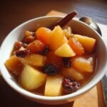 Spiced winter fruit compote kid friendly​