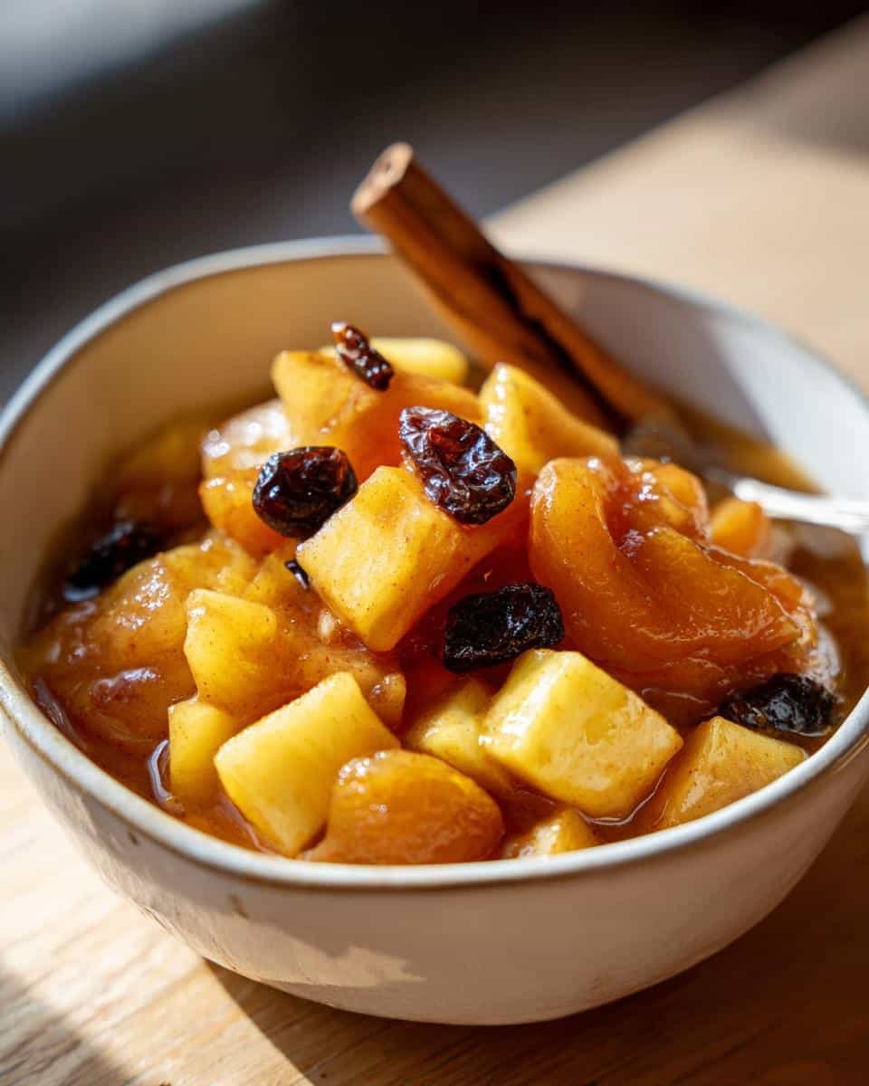 Spiced winter fruit compote kid friendly​ - detail 2