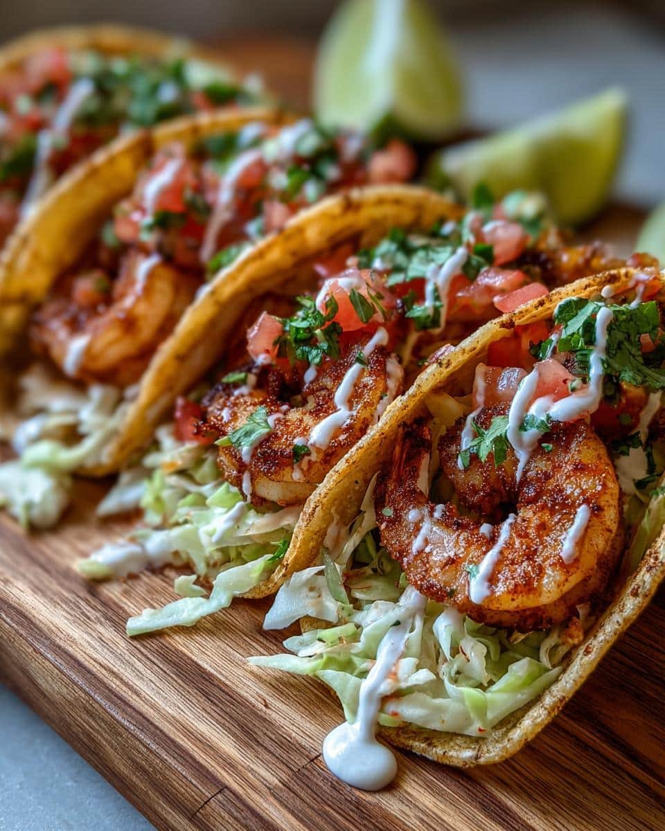 Spicy Shrimp Tacos - detail 2