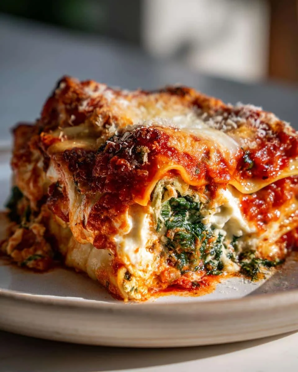 Creamy Spinach Ricotta Lasagna Recipe in Just 12 Steps