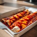 Sweet potato and black bean enchiladas