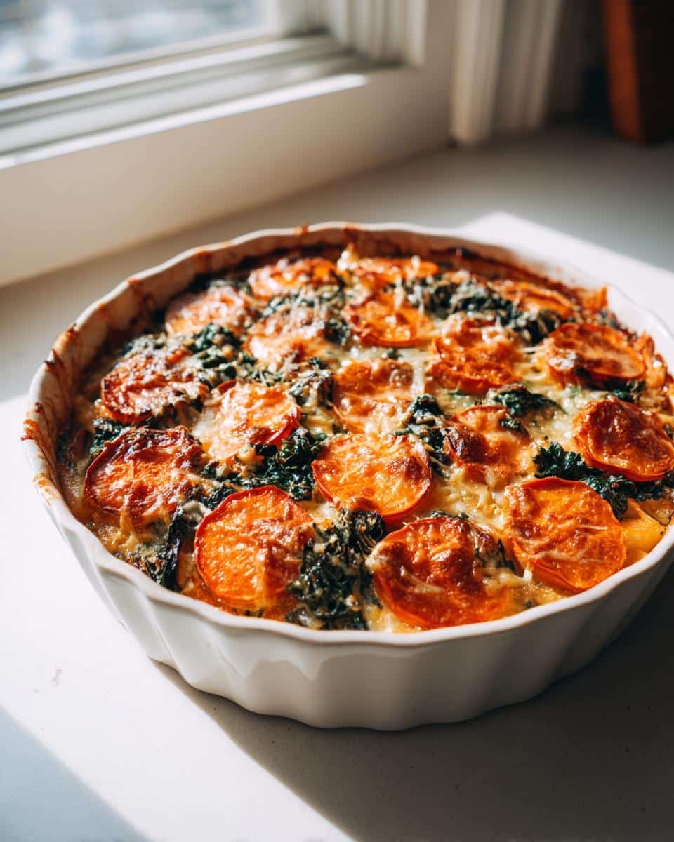 Sweet Potato and Kale Gratin Healthy Family Side in 45 Minutes Flat