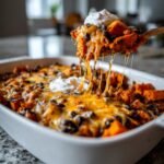 Sweet potato black bean bake kid approved