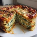 Vegan lasagna spinach ricotta family size