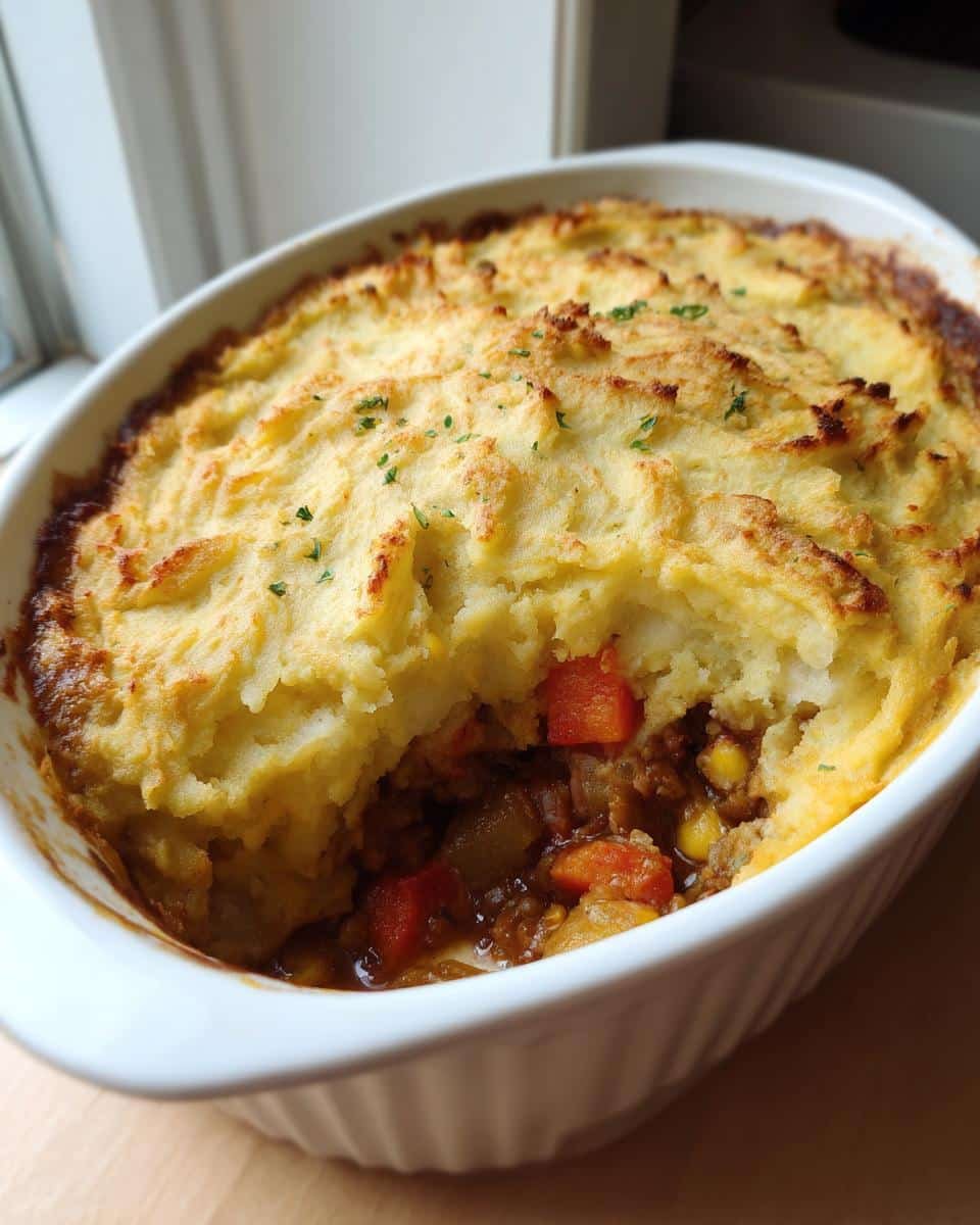 Irresistible Vegan Lentil and Vegetable Shepherd’s Pie Recipe