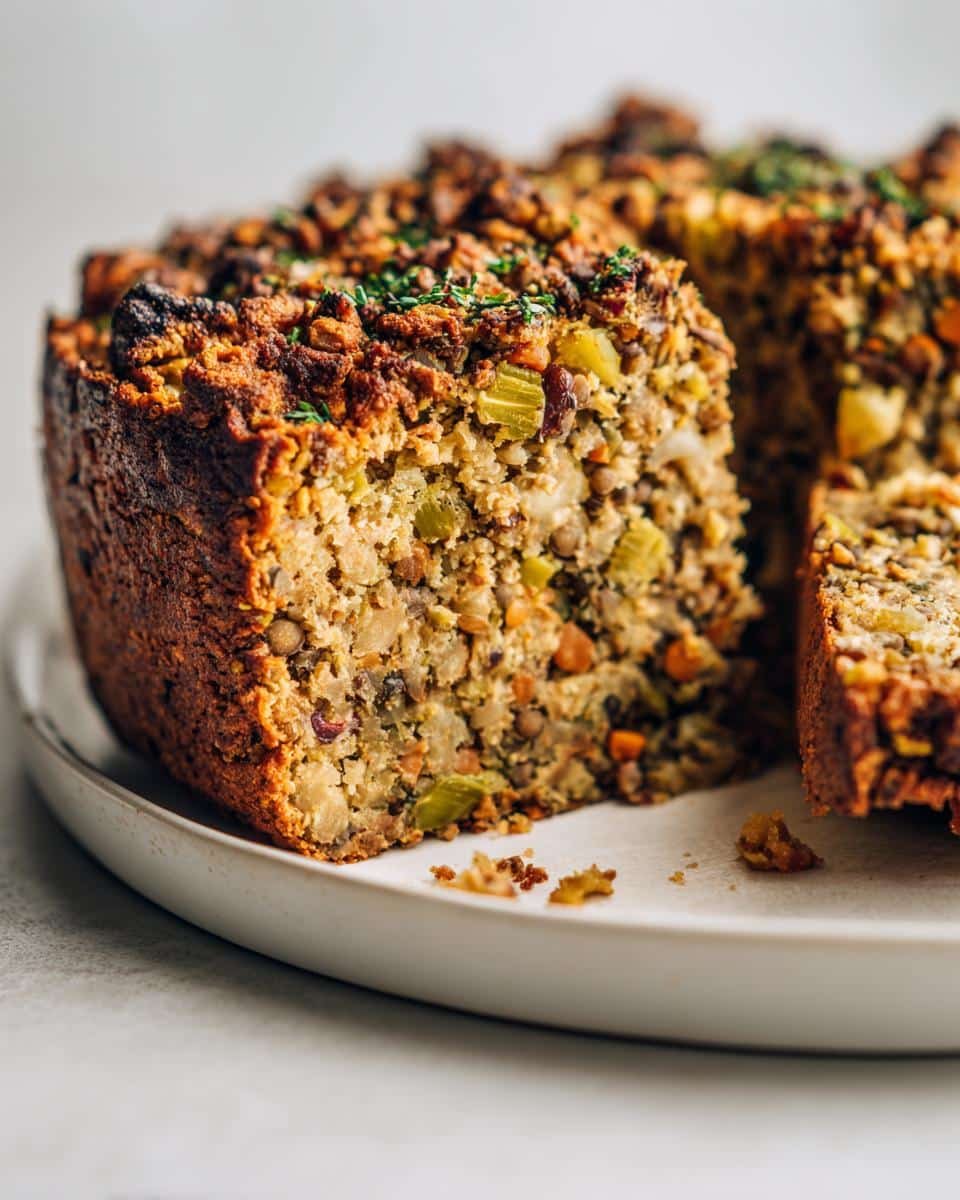 Unbelievably Savory Vegan Lentil Roast Holiday Centerpiece in 45 Minutes