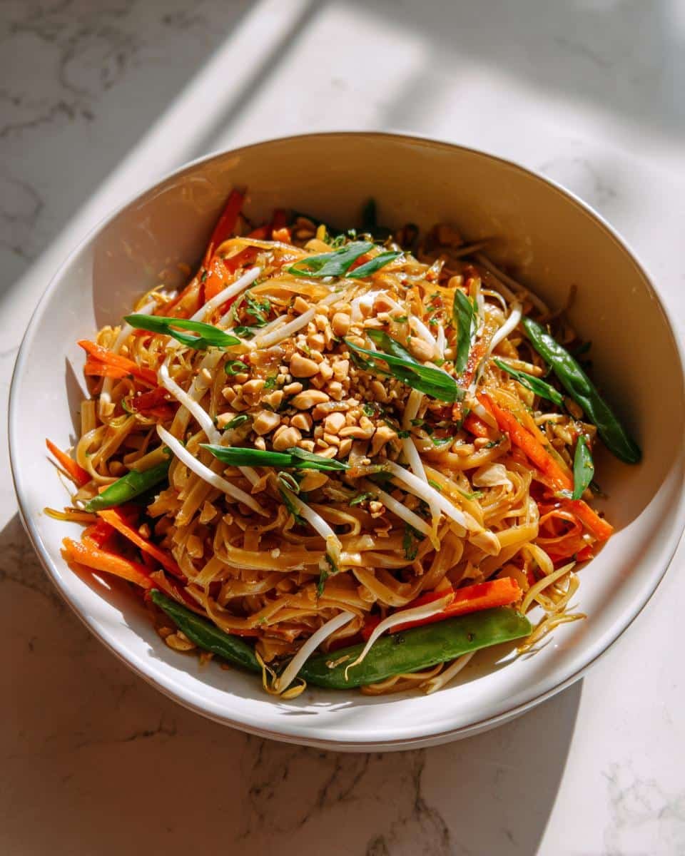 Vegetable Pad Thai - detail 2