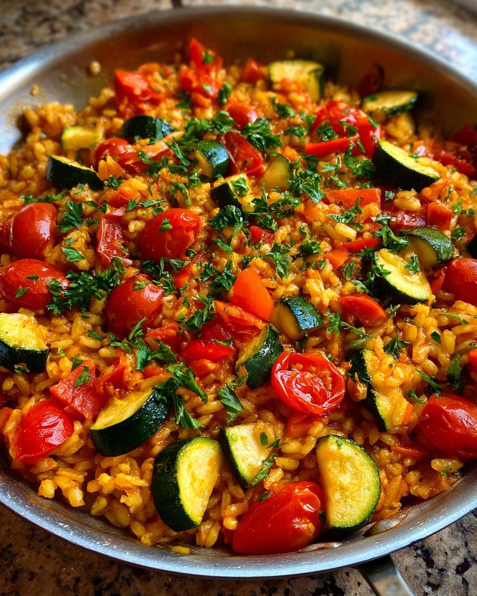 3-Ingredient Vegetable Paella Easy One Pan – Mouthwatering Magic