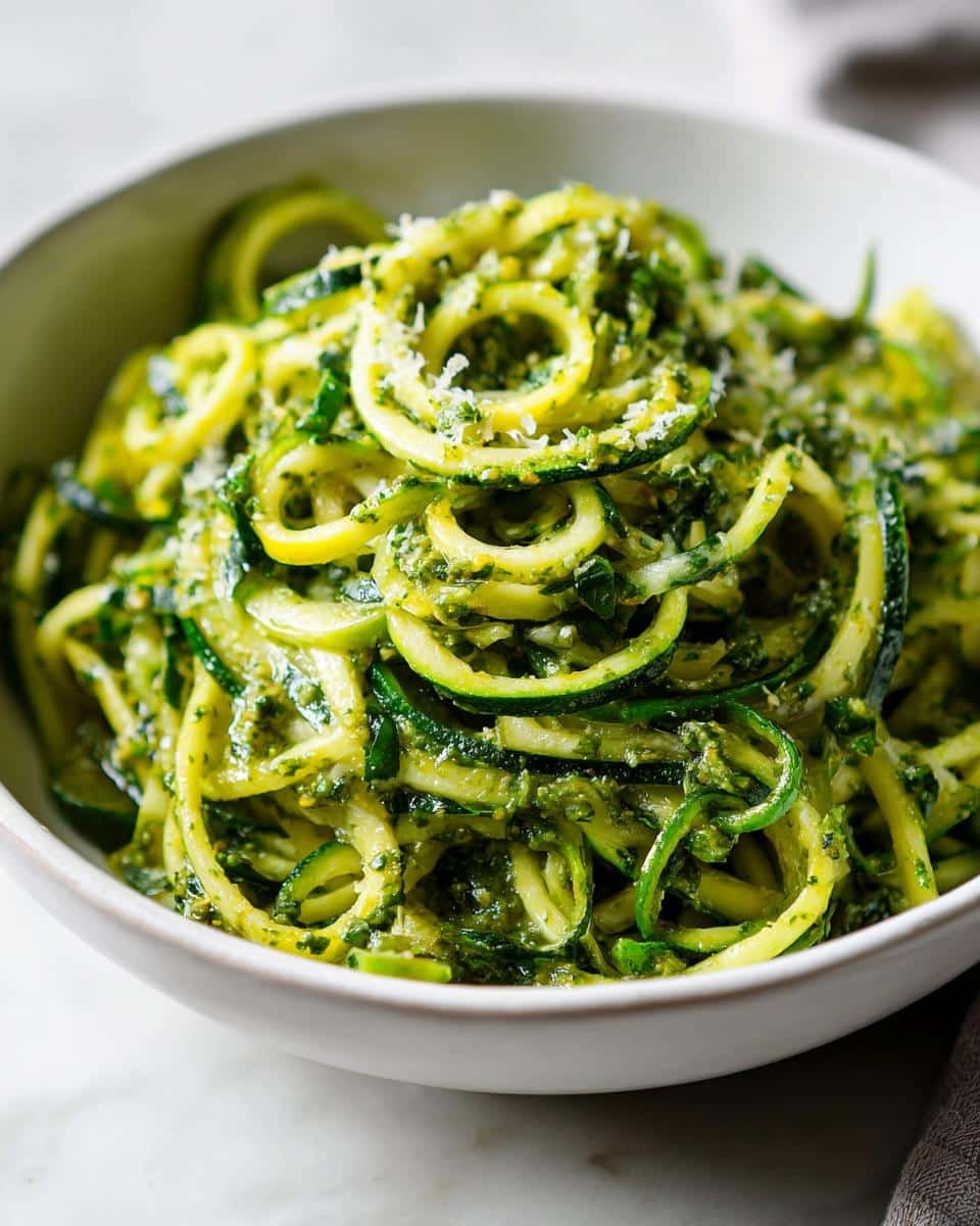 Zucchini Noodles Pesto - detail 1