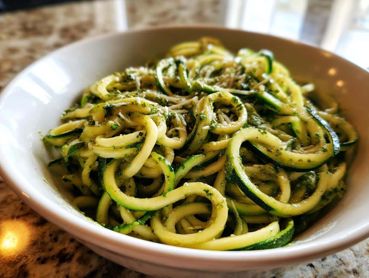 Zucchini Noodles Pesto - detail 2