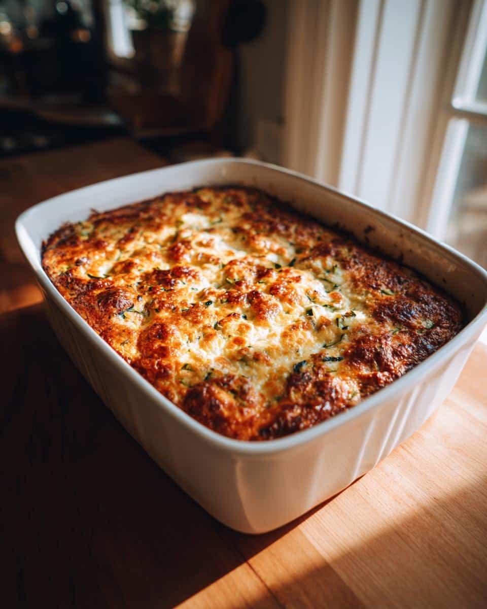 Zucchini and quinoa casserole healthy family dinner​ - detail 1