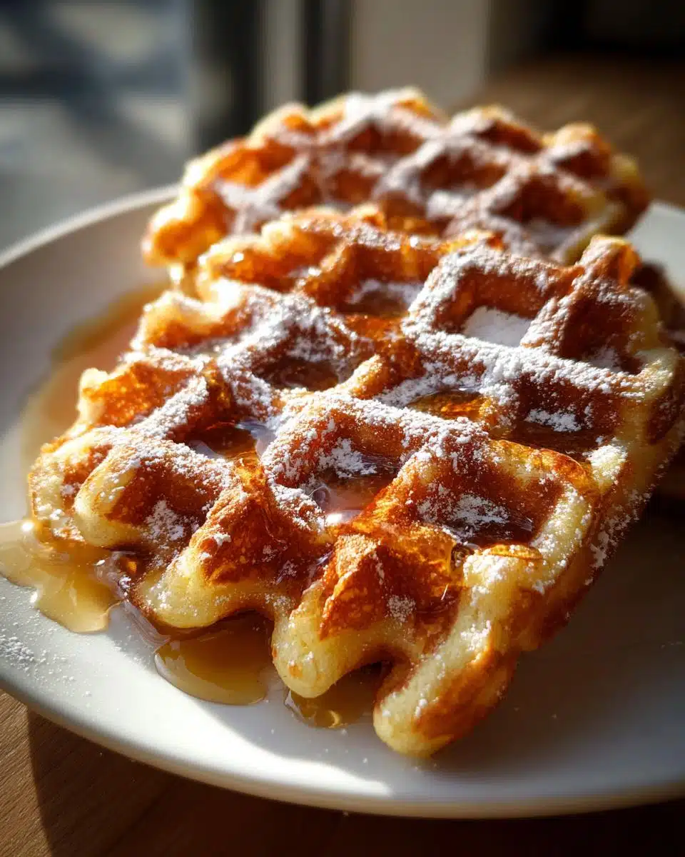 Almond Flour Waffles - detail 1
