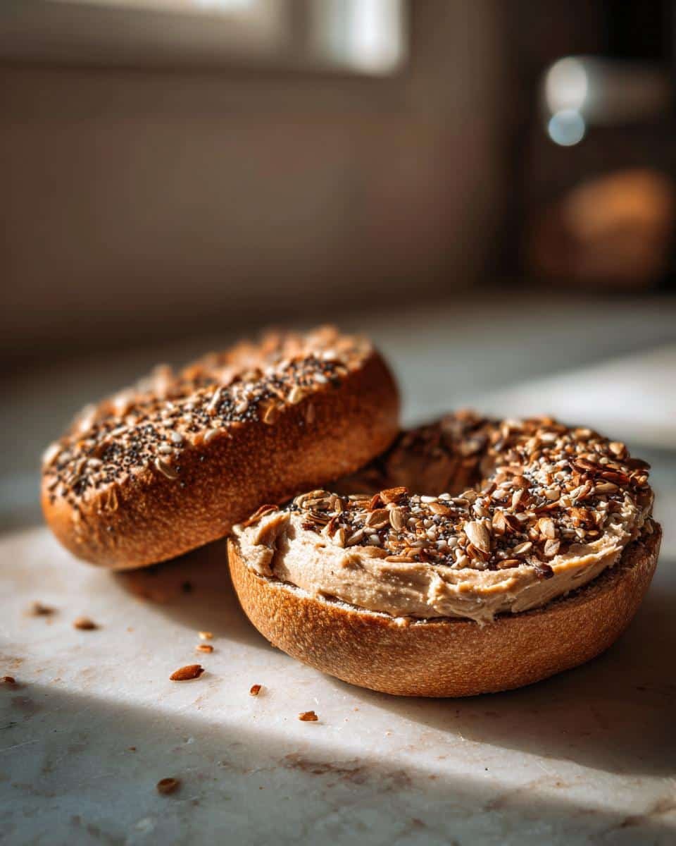 5-Minute Miracle Bagel with Nut Butter and Seeds You’ll Crave