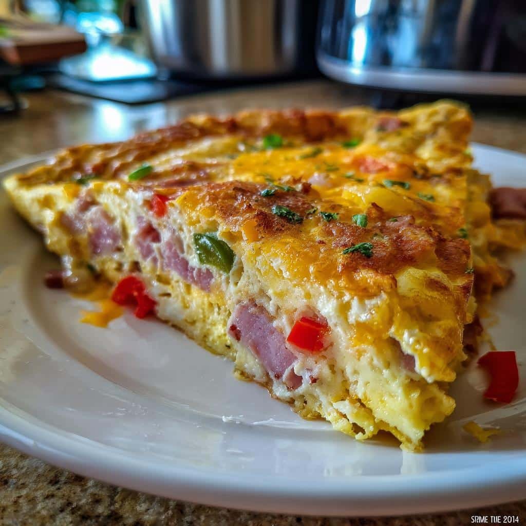 Baked Denver Omelet - detail 1