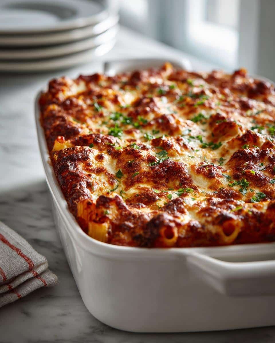 Baked Ziti with Ricotta - detail 2