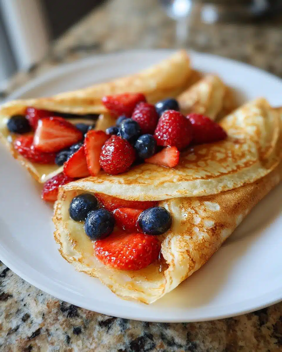 Berry Protein Crepes - detail 1