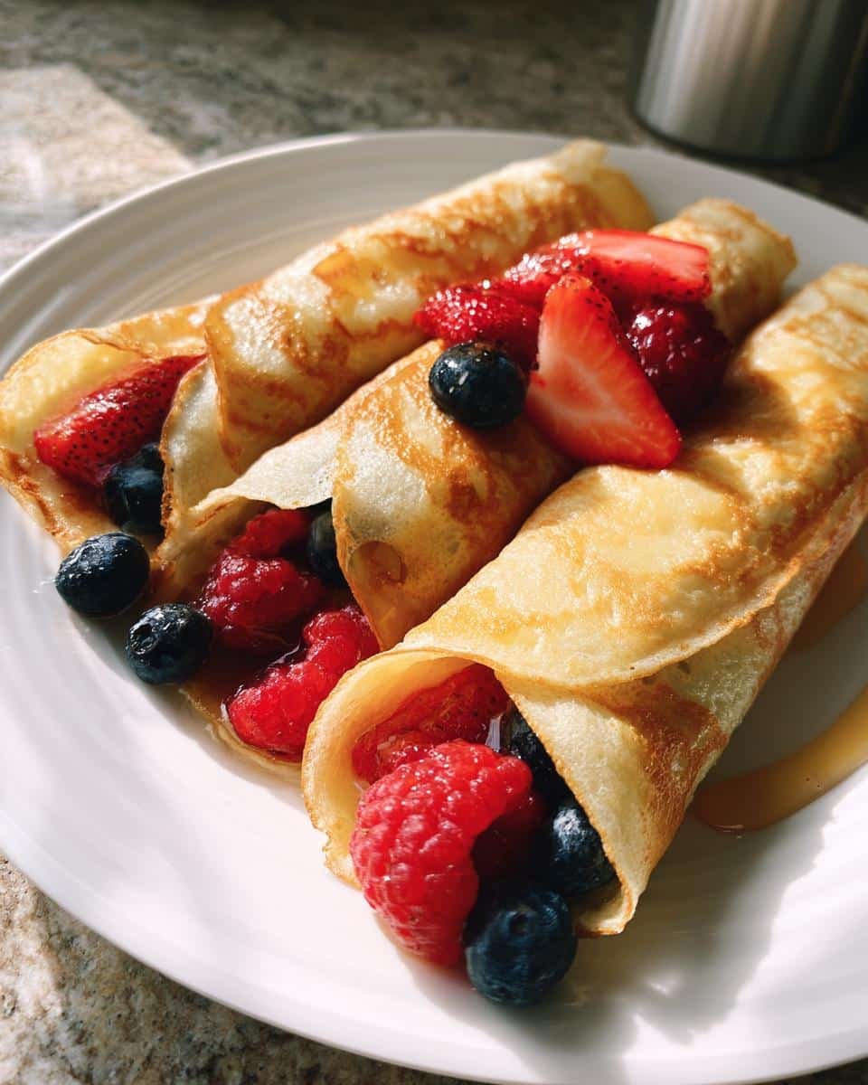 Berry Protein Crepes - detail 2