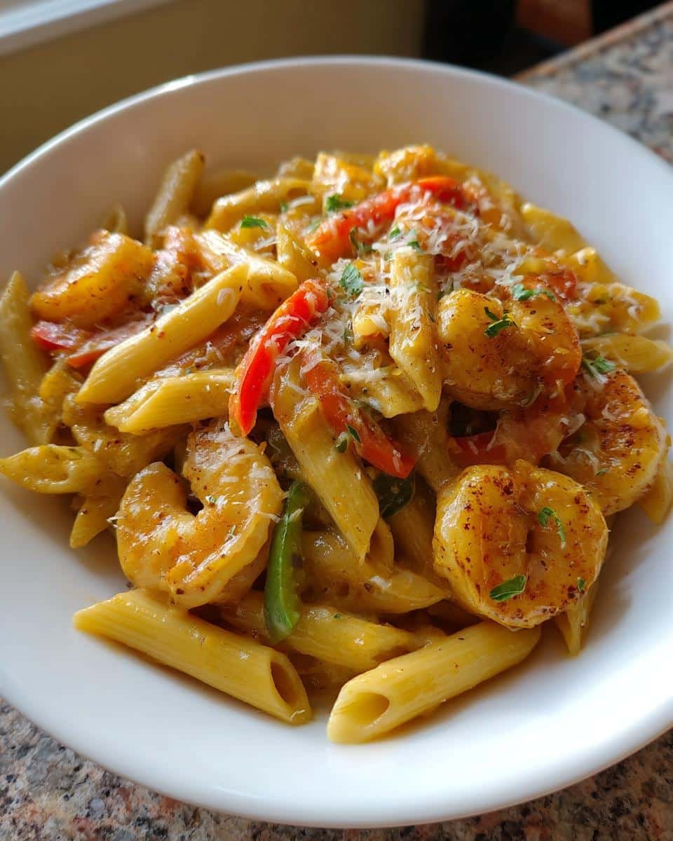 Cajun Shrimp Pasta - detail 1