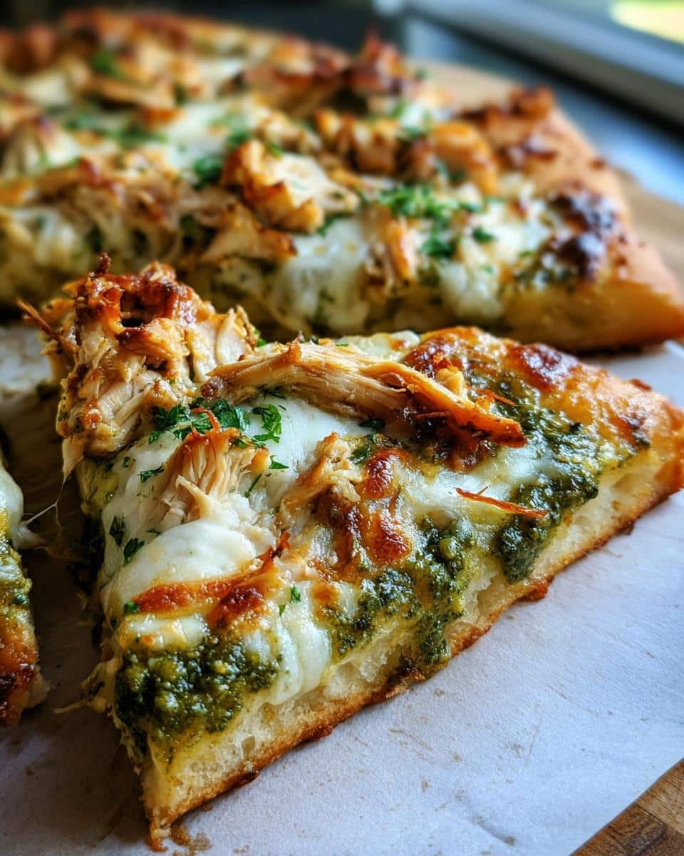 Chicken Pesto Flatbread - detail 2