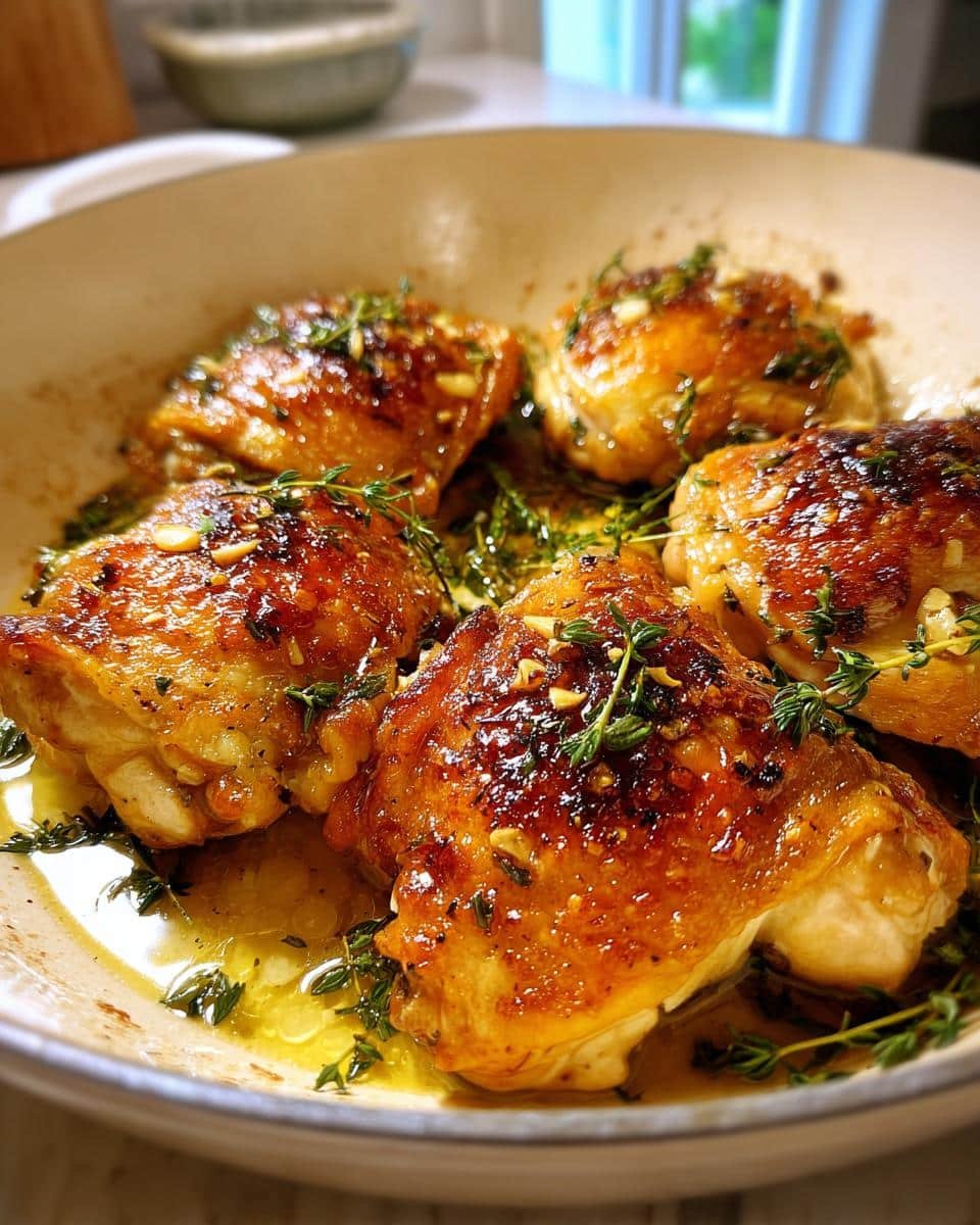 Chicken Thighs with Thyme - detail 2