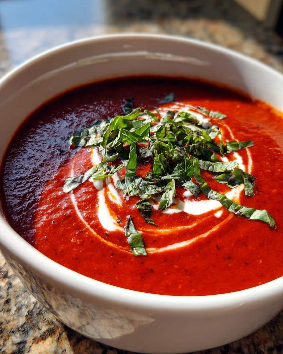 Creamy Tomato Basil Soup - detail 1