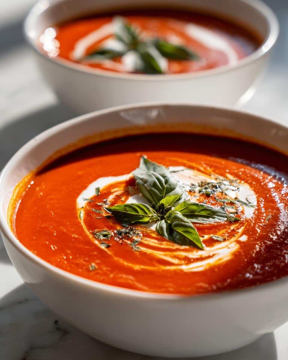 Heavenly Creamy Tomato Basil Soup in 30 Minutes