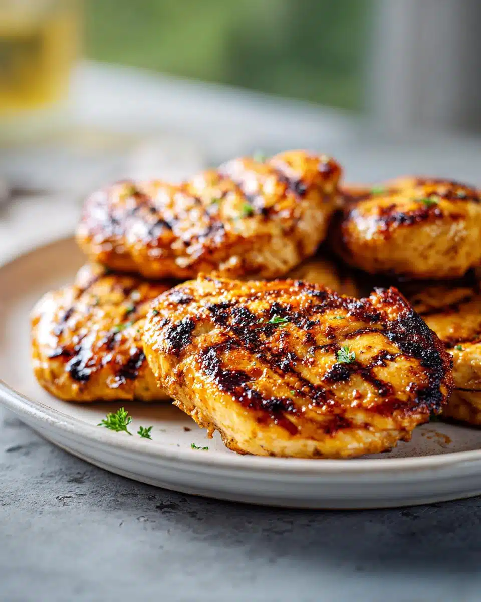 Juicy Grilled Lemon Garlic Chicken in Just 30 Minutes