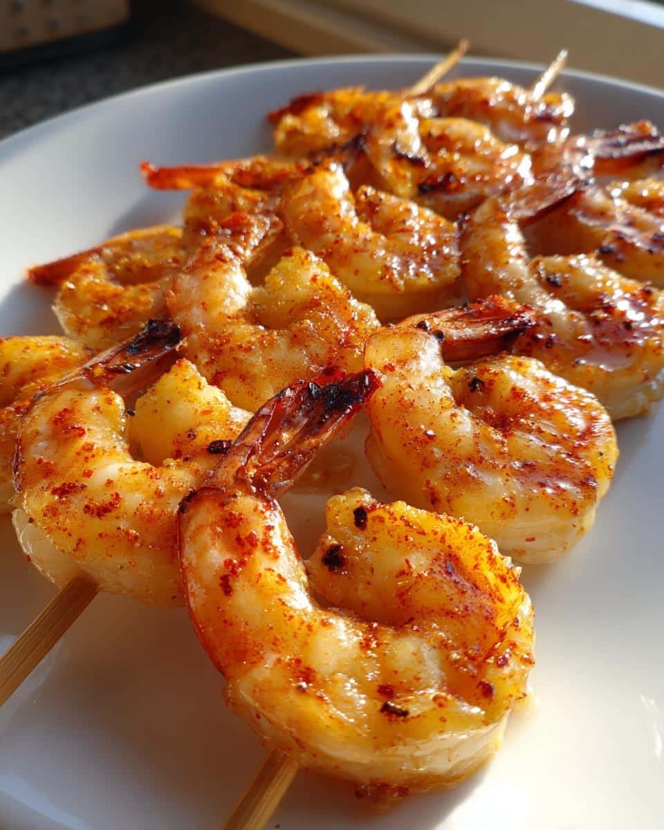 Grilled Shrimp Skewers - detail 1