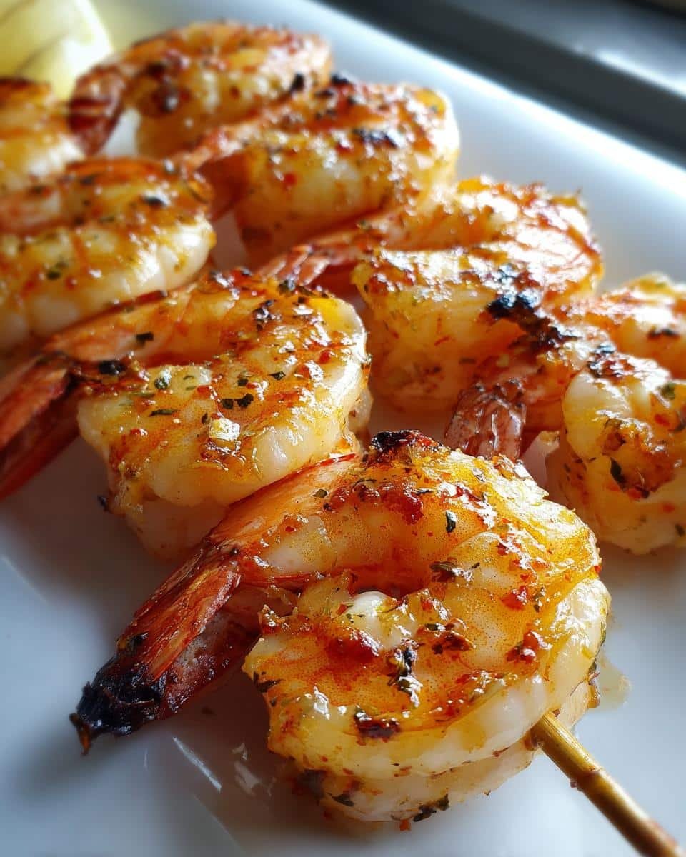 Grilled Shrimp Skewers - detail 2