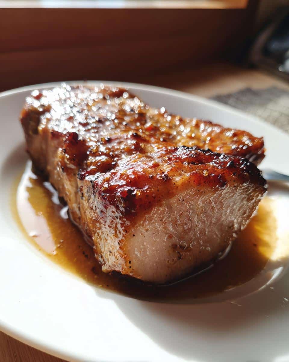 Honey Garlic Glazed Pork - detail 1