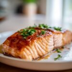 Honey Mustard Glazed Salmon