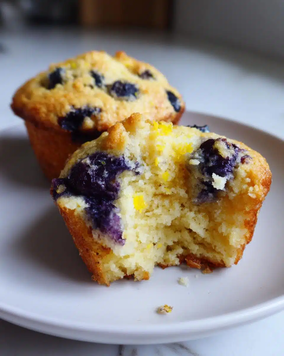 Lemon Blueberry Muffins - detail 2