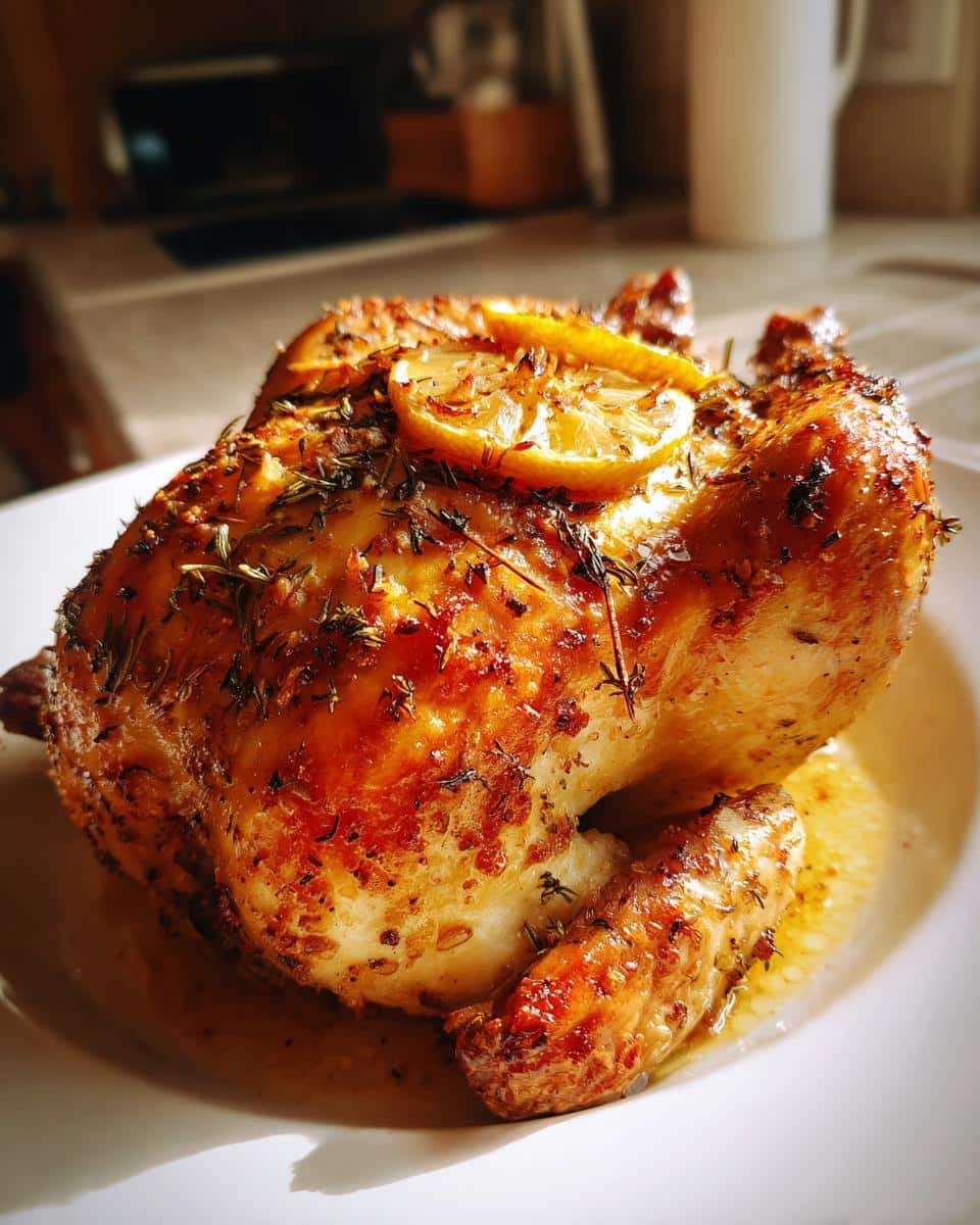 Lemon Garlic Roasted Chicken - detail 2