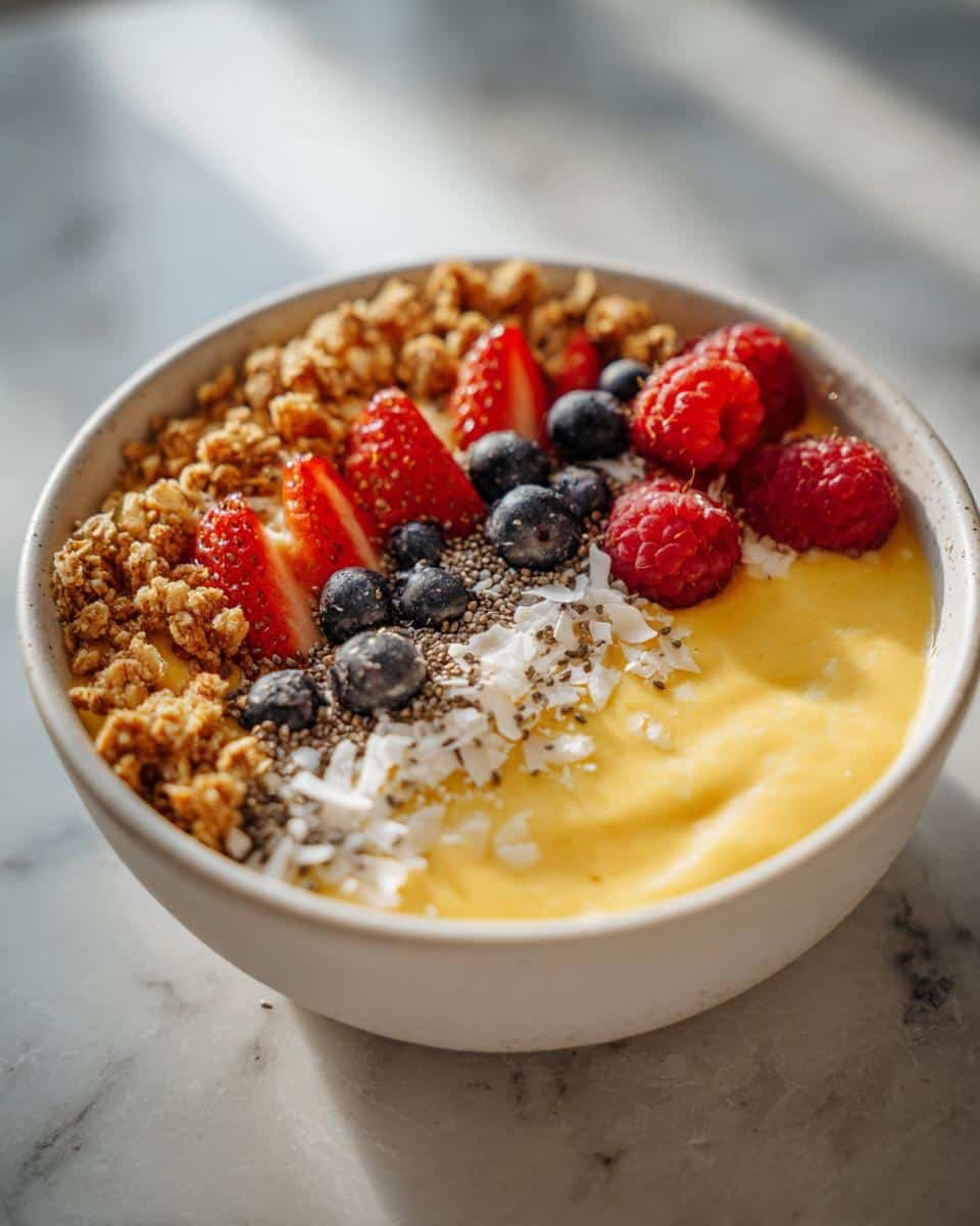 Mango Lime Smoothie Bowl - detail 1