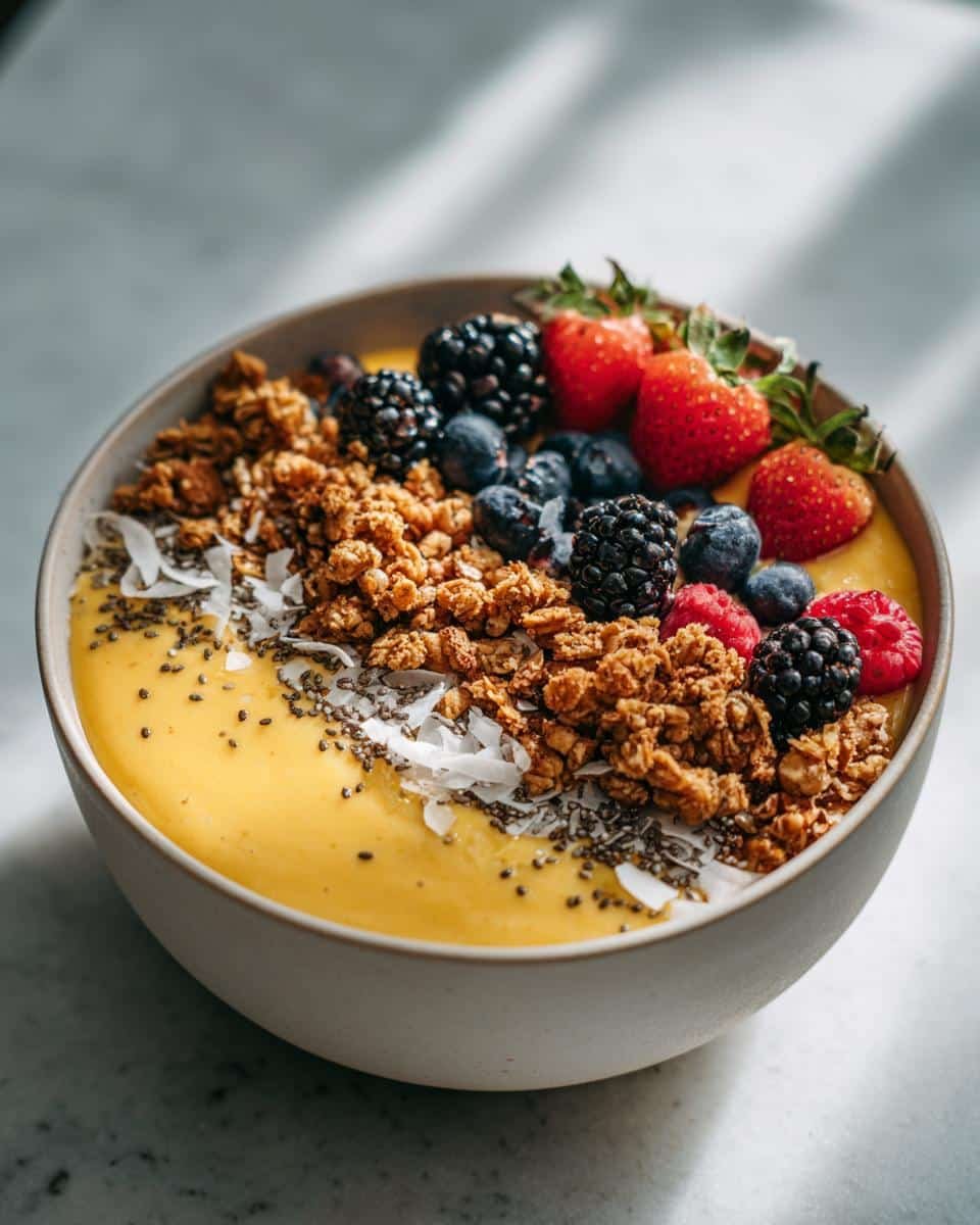 Mango Lime Smoothie Bowl - detail 2