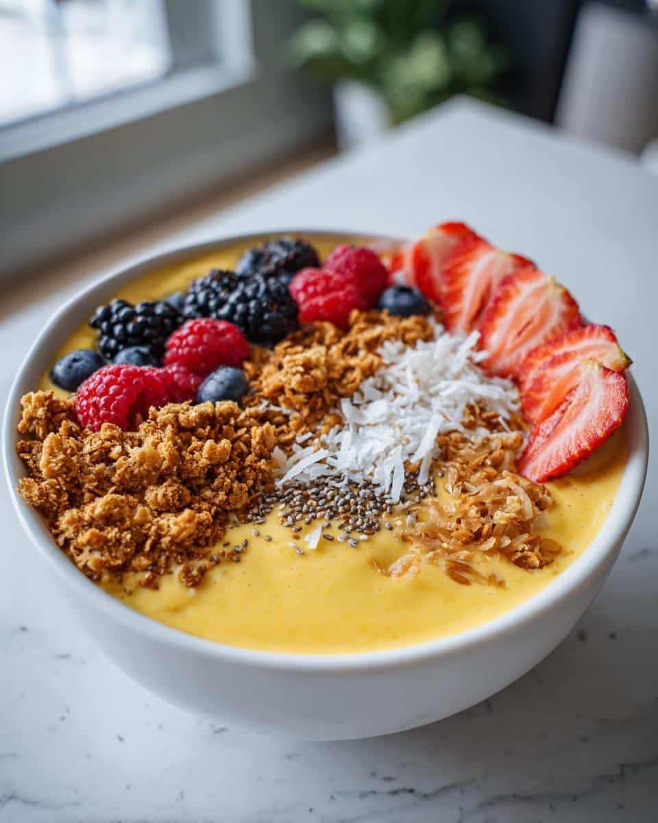 10-Minute Mango Lime Smoothie Bowl: Tropical Bliss Guaranteed