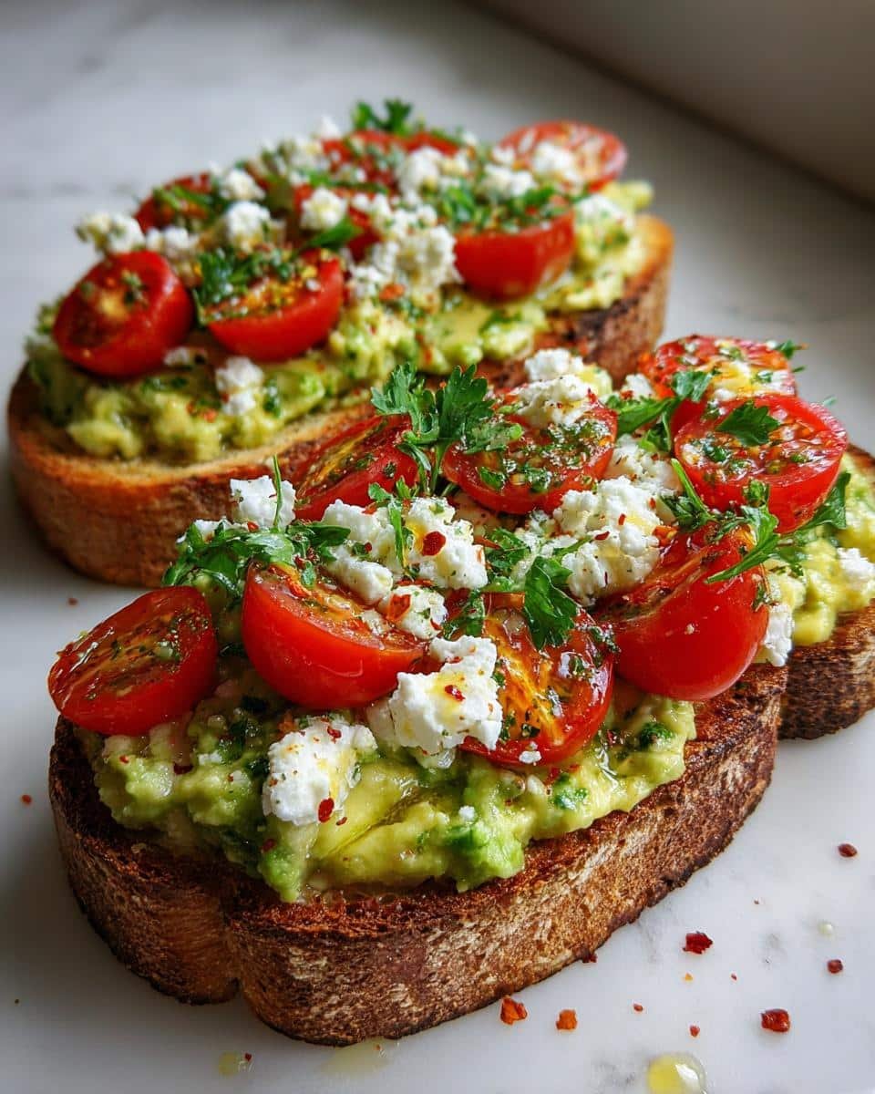Mediterranean Avocado Toast - detail 3