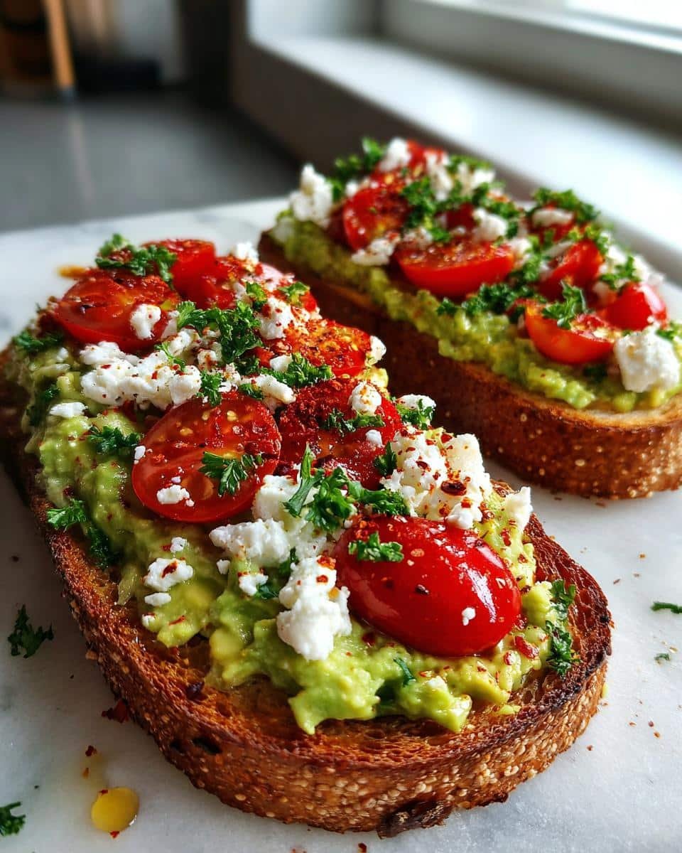 5-Minute Mediterranean Avocado Toast You’ll Crave Daily
