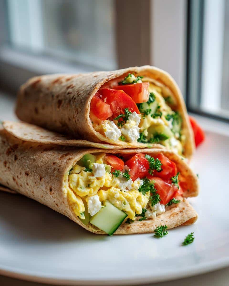 Mediterranean Egg Wraps - detail 1