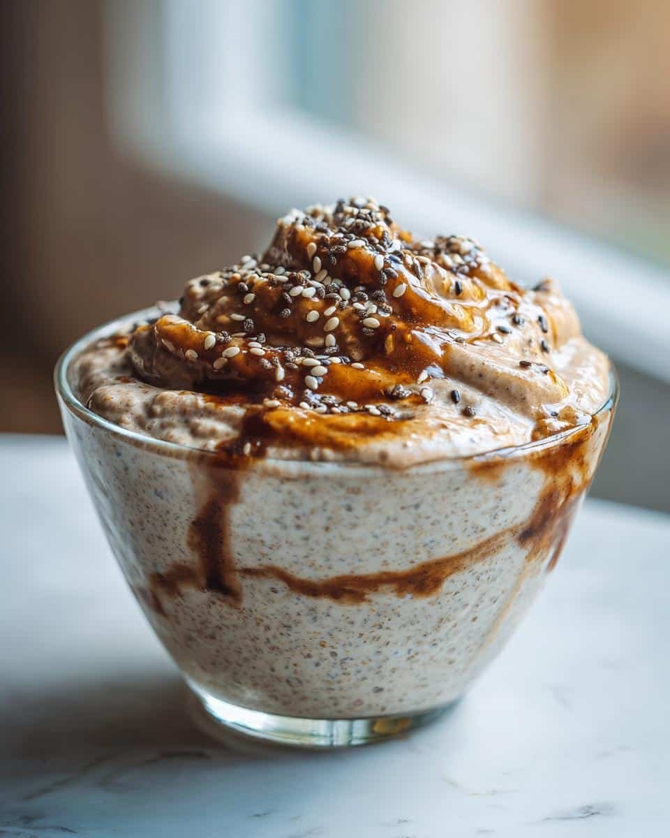 Mocha Overnight Oats - detail 1